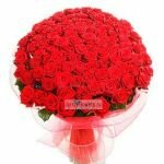 Букет из 51 красной розы (70см) "Страсть"